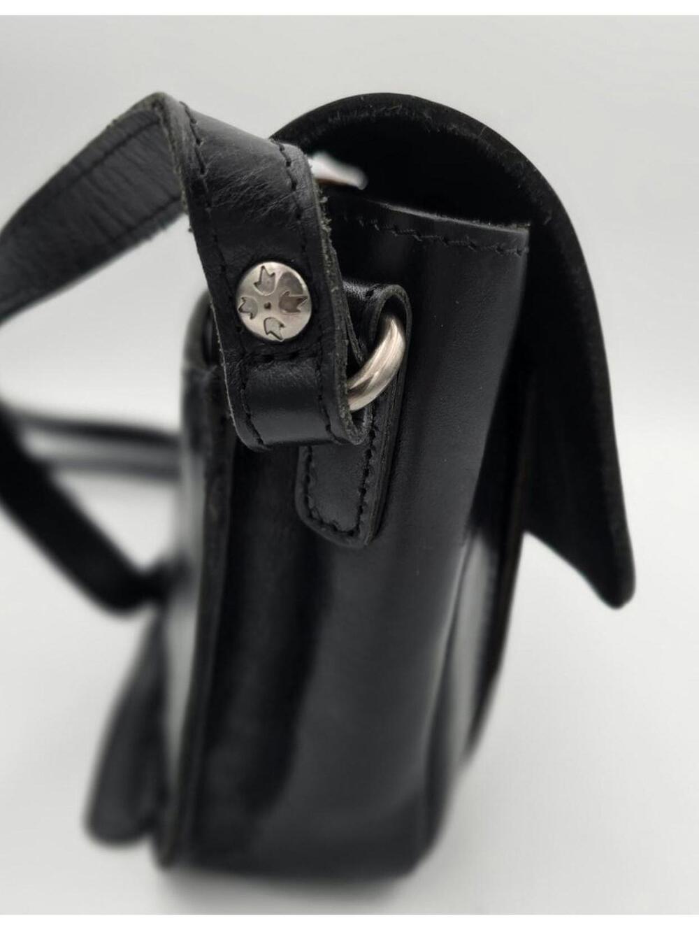 NWT Patricia Nash Black Gradina Flap Leather Crossbody Purse - Picture 7 of 9